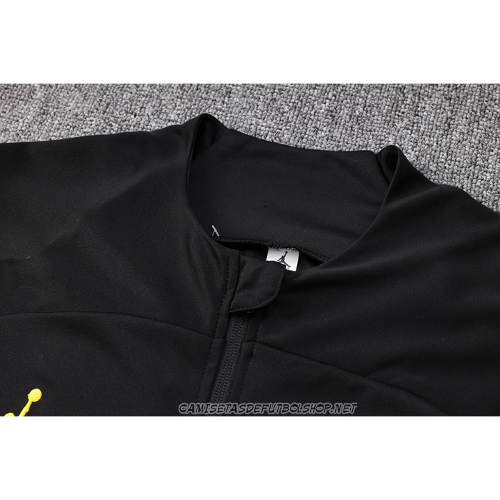 Chandal de Chaqueta del Paris Saint-Germain Jordan 23-24 Nino Negro